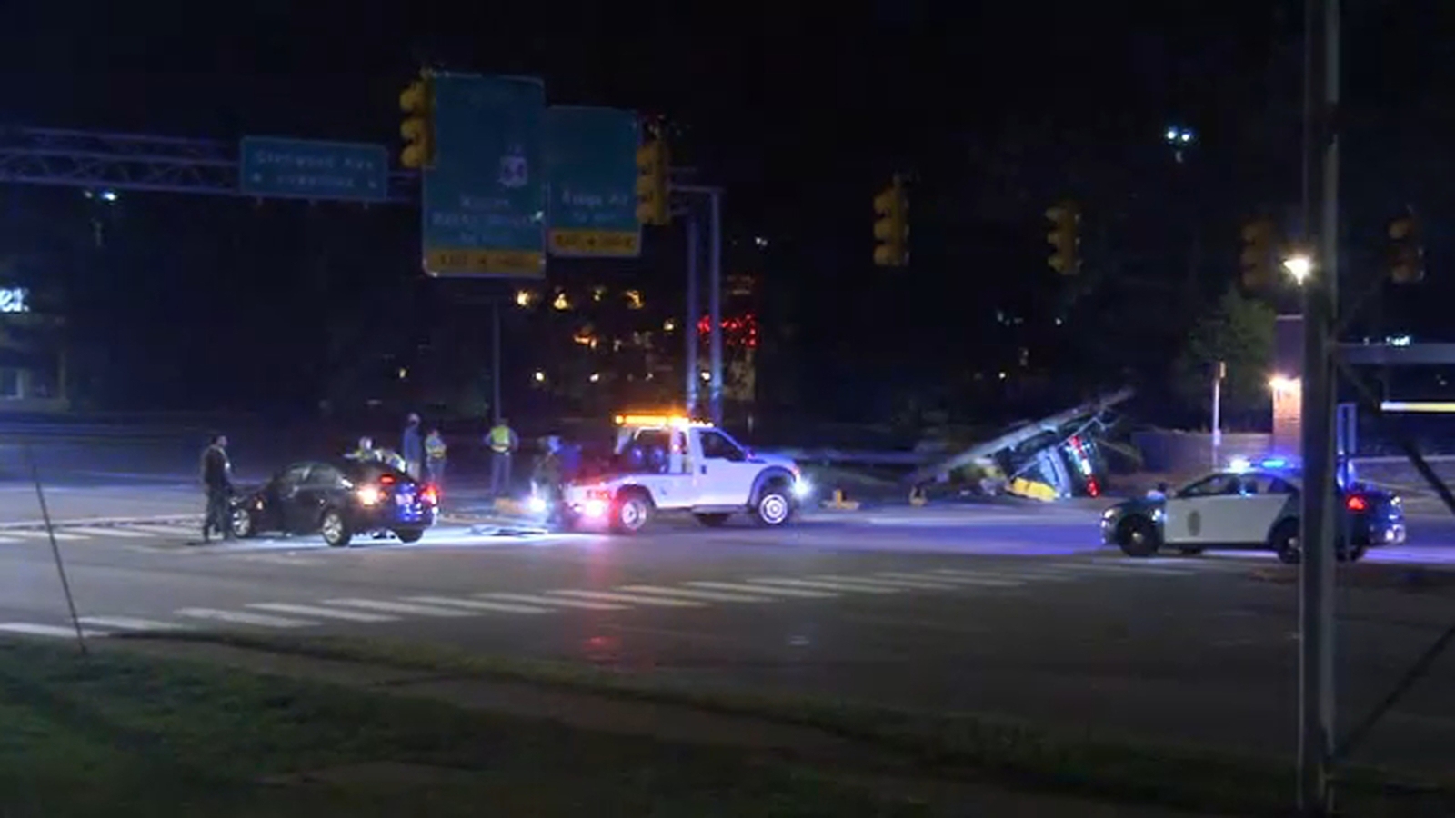 Current Triangle traffic Glenwood Ave closed in both directions near