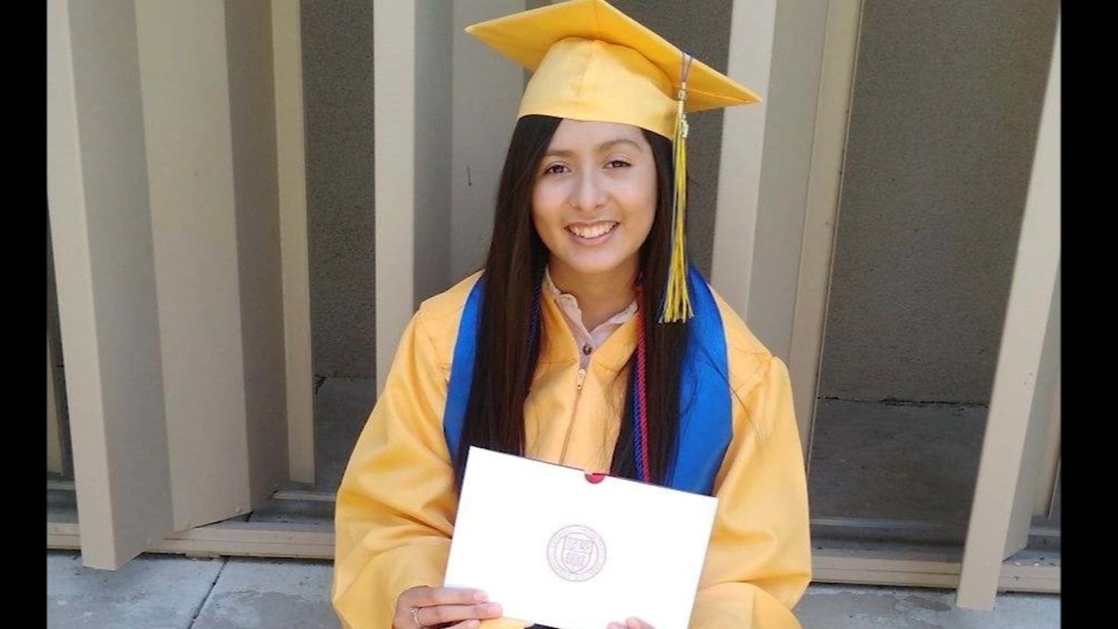 16yearold Kimberly Valadez graduates Tranquility High with 2