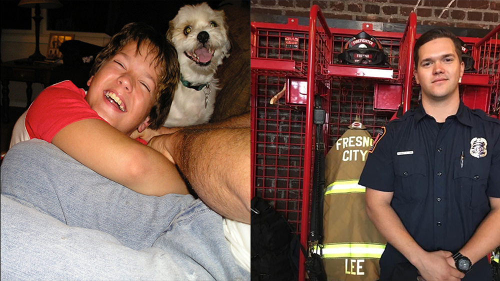 Fresno firefighter saves dog from fire exactly 21 years after his dog was rescued