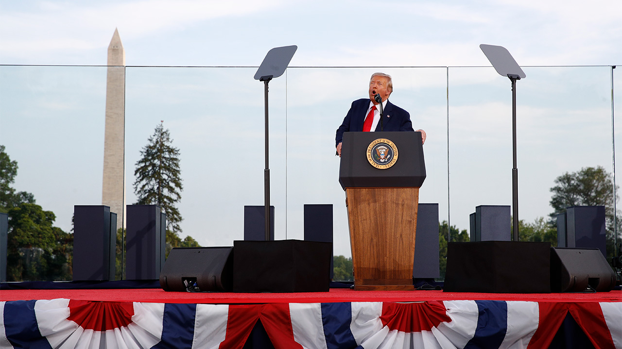 For 4th of July, President Trump slams his enemies within during holiday remarks
