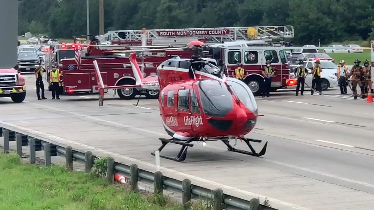 13-year-old dead, 5 others injured after 2-vehicle crash on I-45