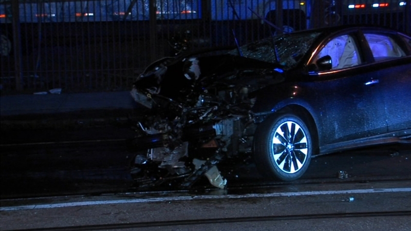 Philadelphia High Speed Crash Sends Car S Transmission Onto Road In Hunting Park 6abc Philadelphia