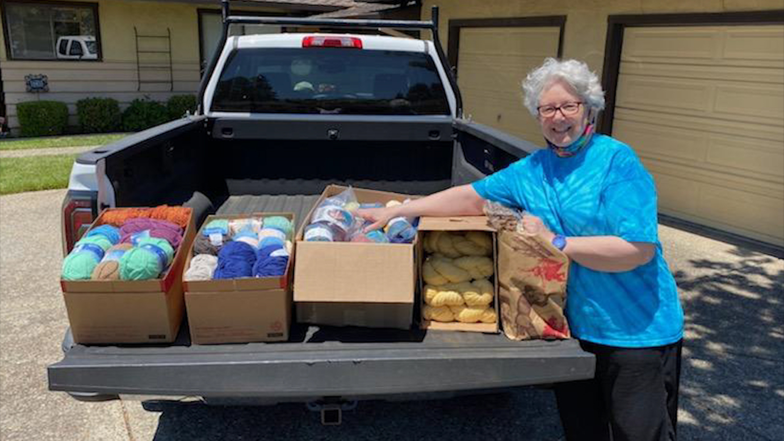 Coronavirus kindness ABC7 viewers donate yarn to Hill, Calif