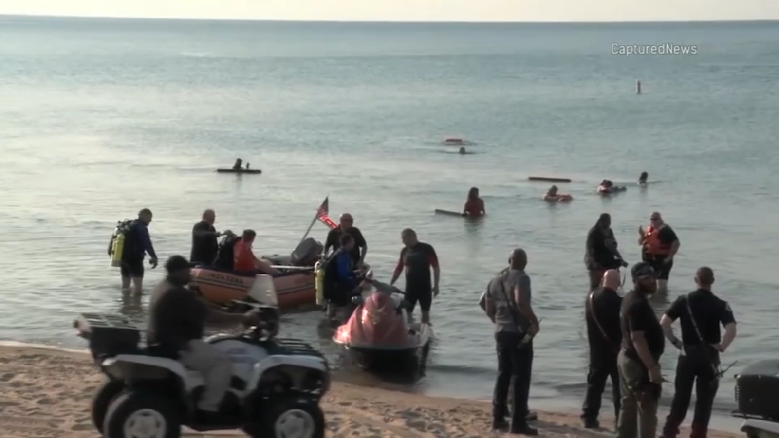 Boy, 12, drowns while wading in Lake Michigan at Marquette Beach in