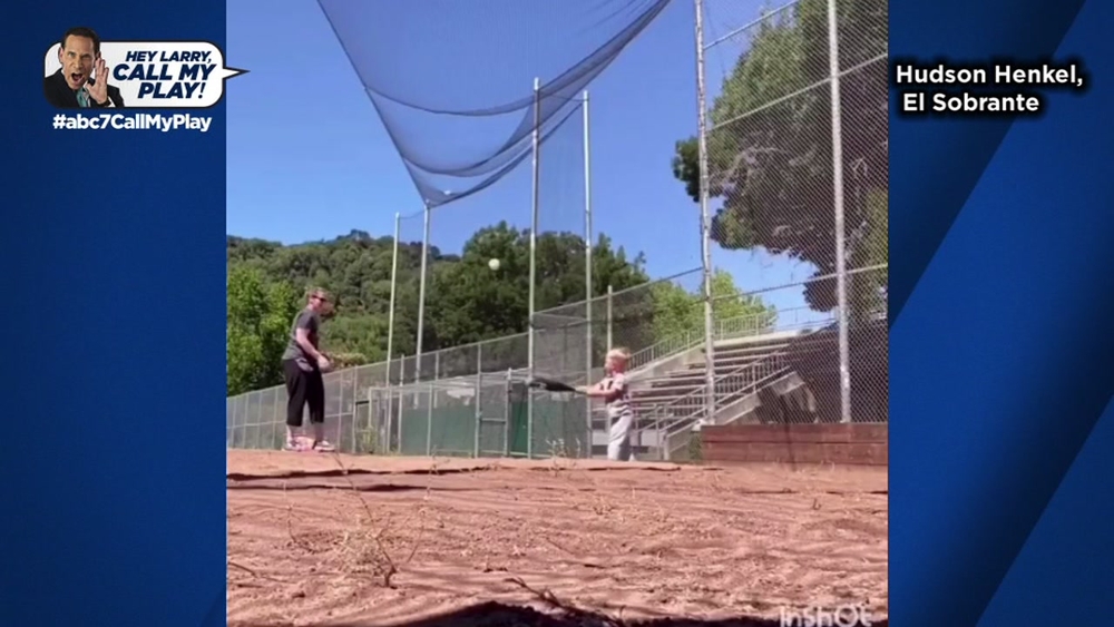 Hey Larry, Call My Play! Hudson the toddler has the winning swing