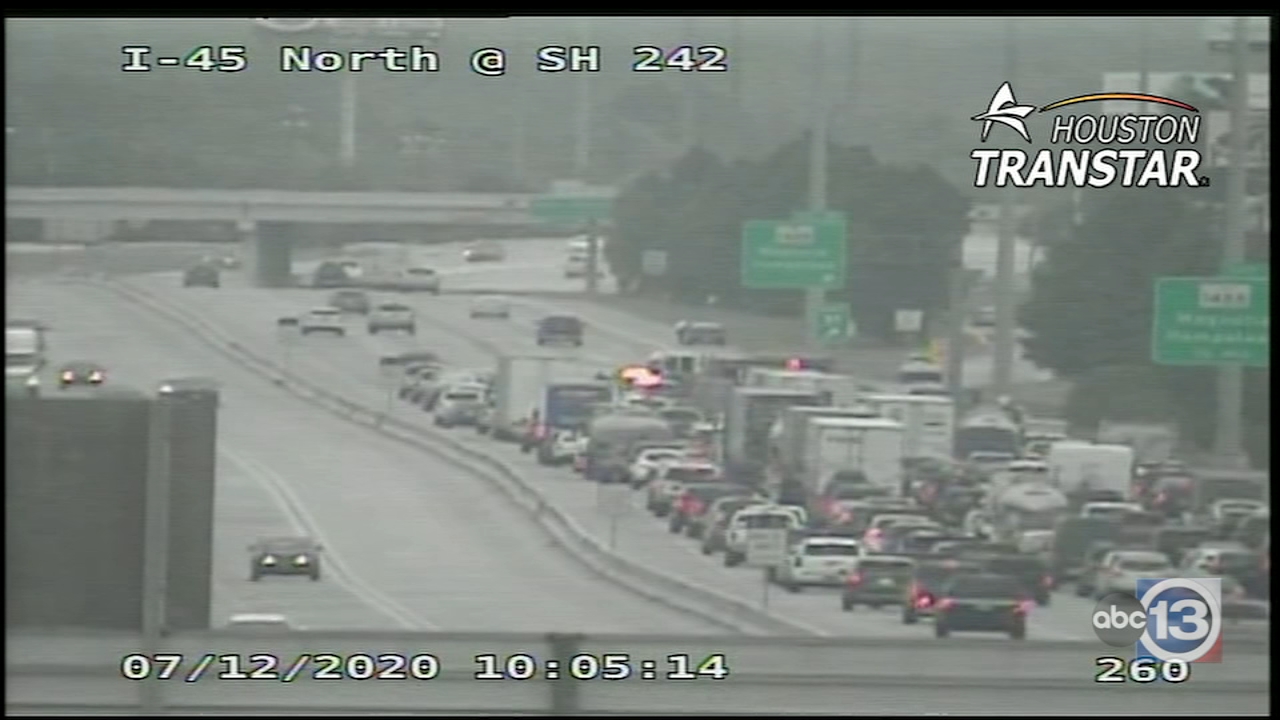 Child killed in I-45 crash