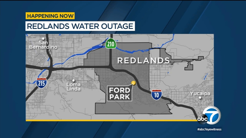 Water main leak in Redlands may leave 23K customers without water