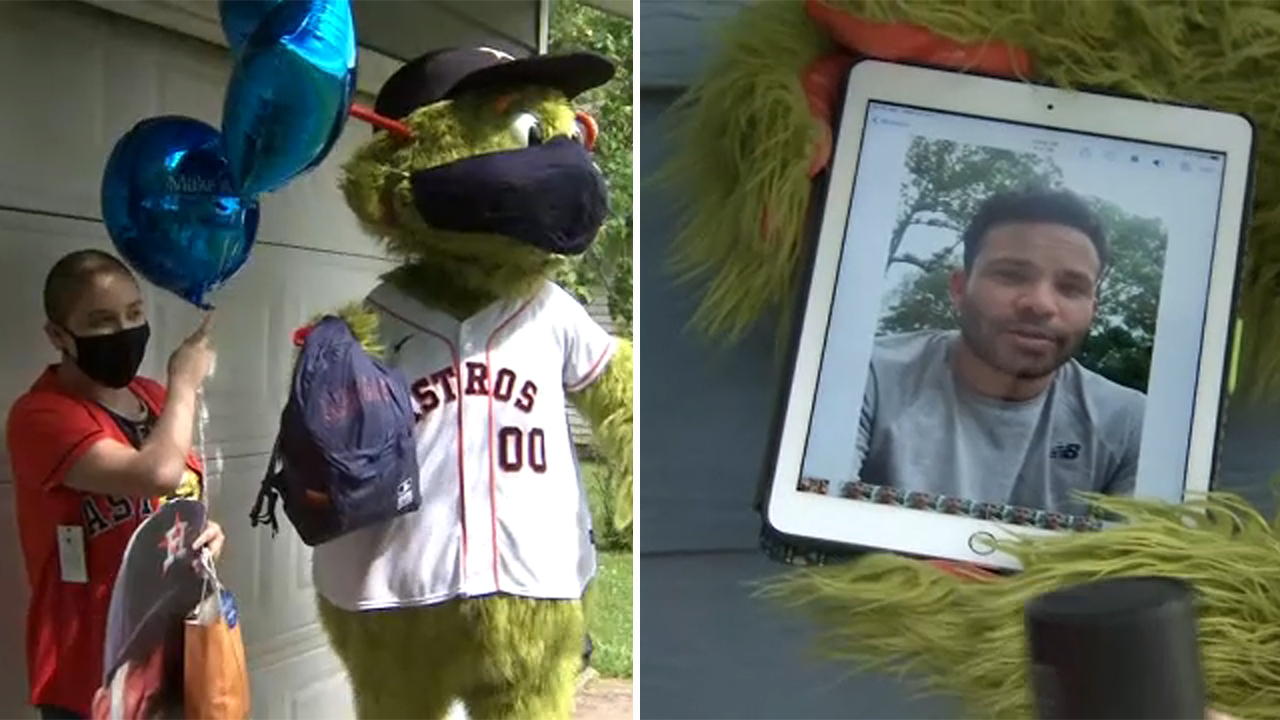 Astros, Make-A-Wish surprise young fan battling cancer