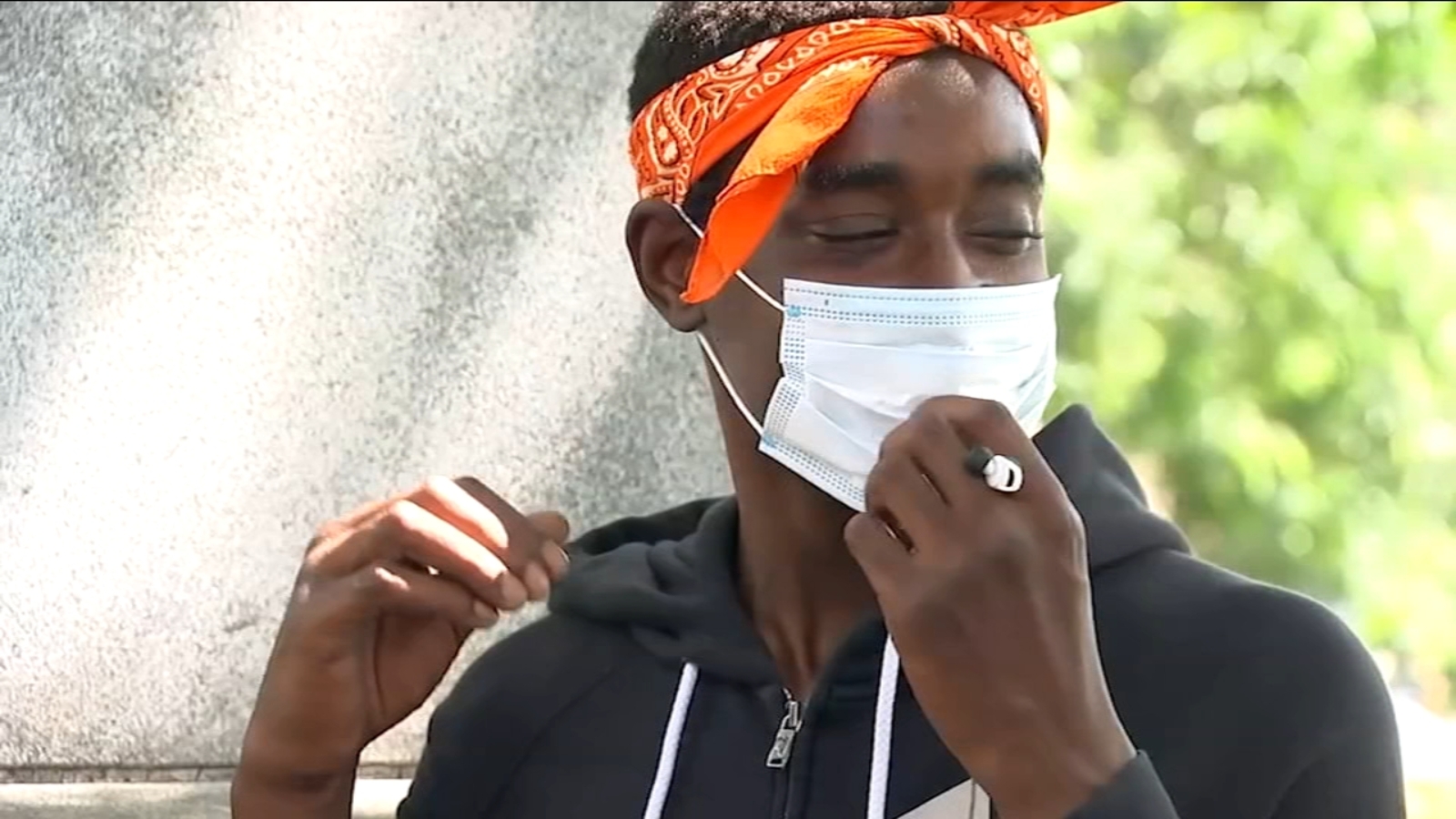 Stepping up face mask enforcement in Newark, NJ today ABC7 New York