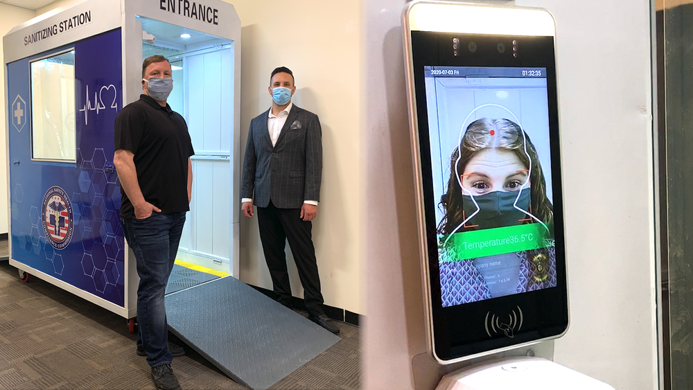 LI startup creates walk-through sanitizing station for COVID-19 era