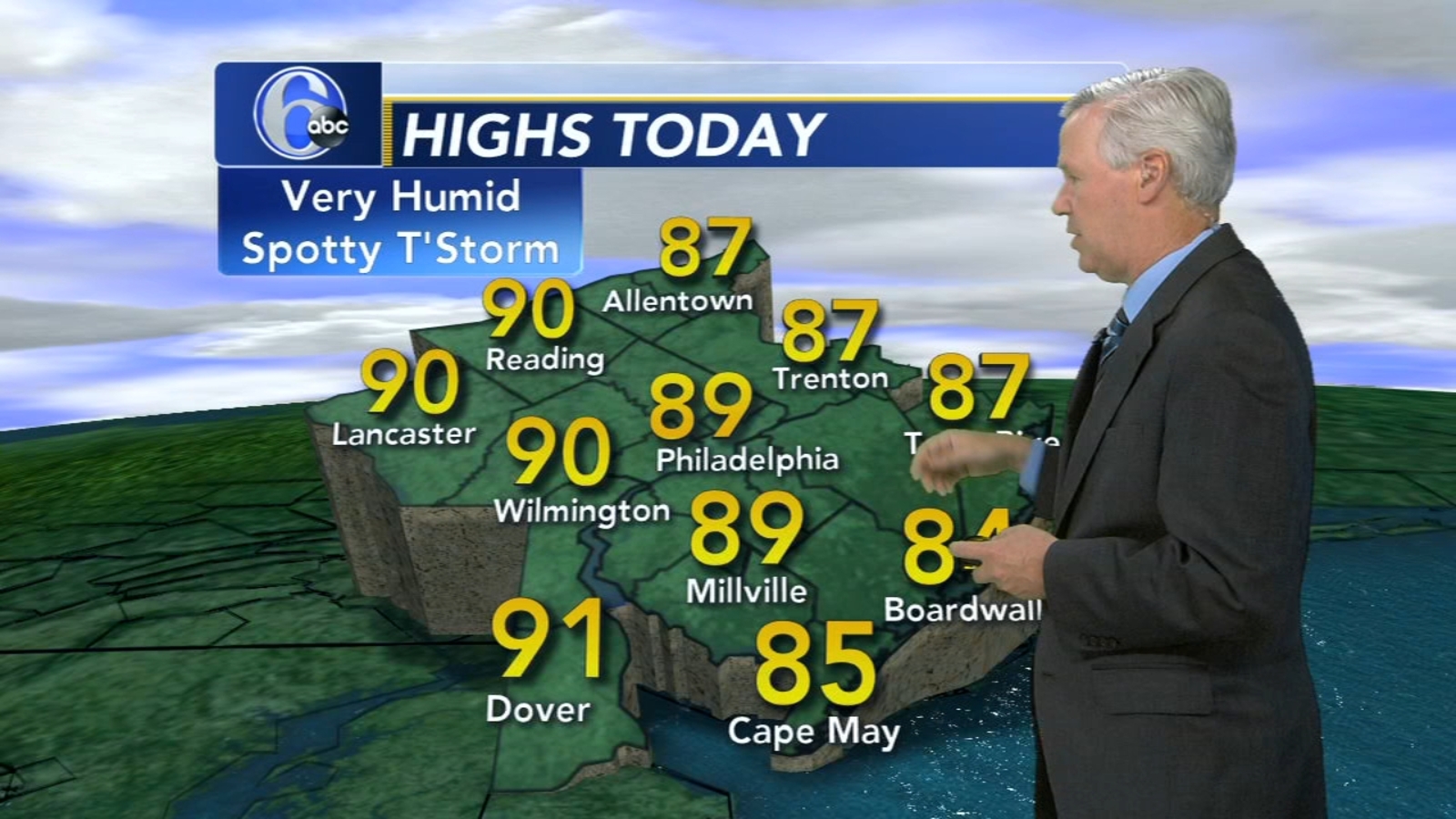 AccuWeather Very humid Friday 6abc Philadelphia
