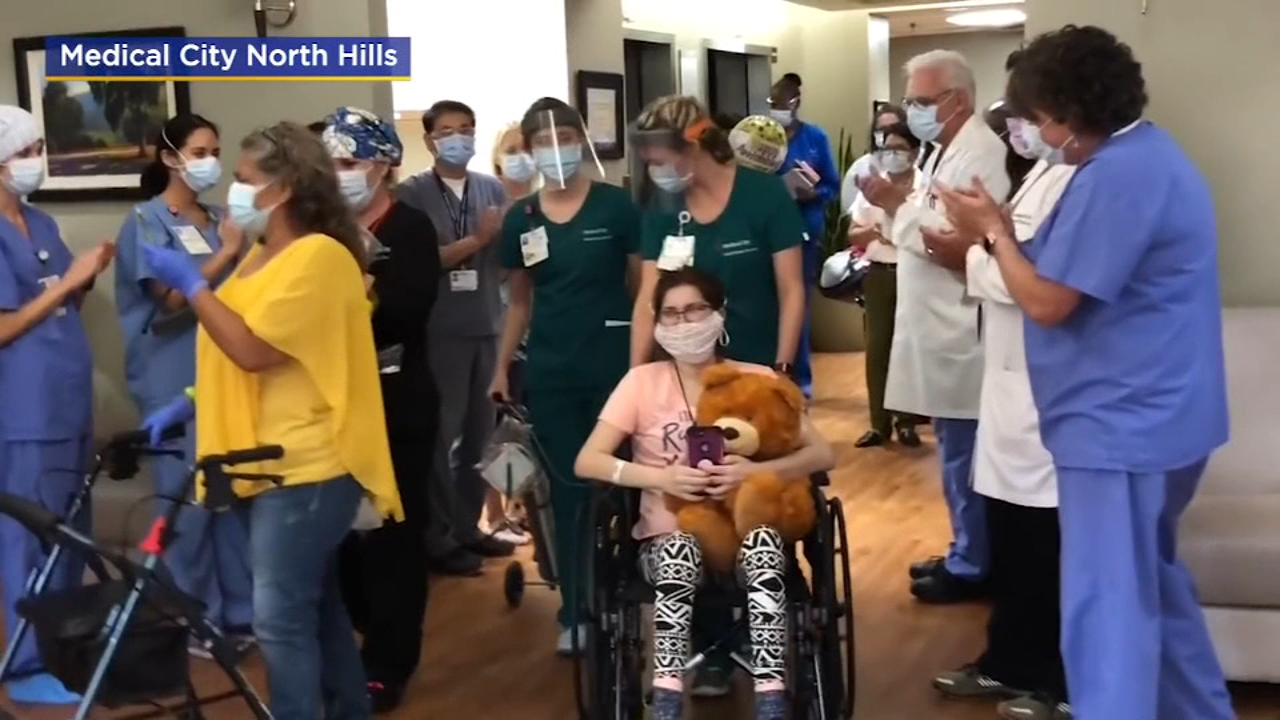 Woman who had COVID-19 leaves hospital after 79 days