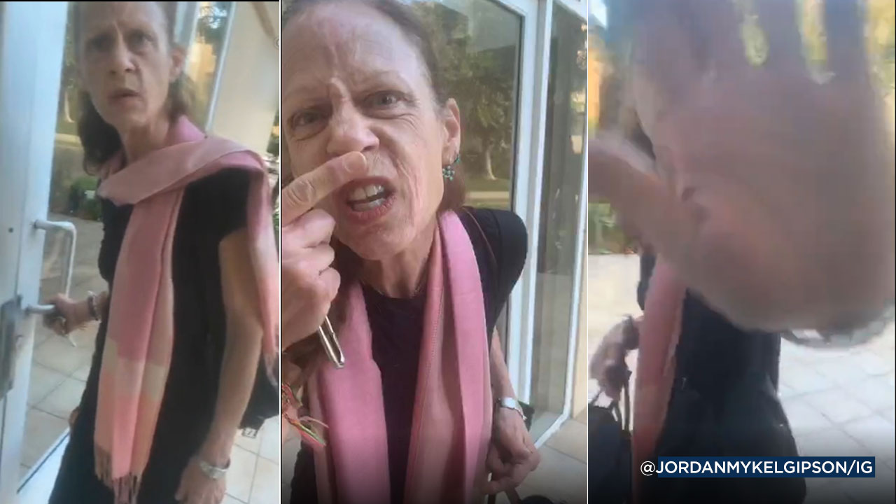 Video: Woman refuses to let Postmates driver into Westwood building