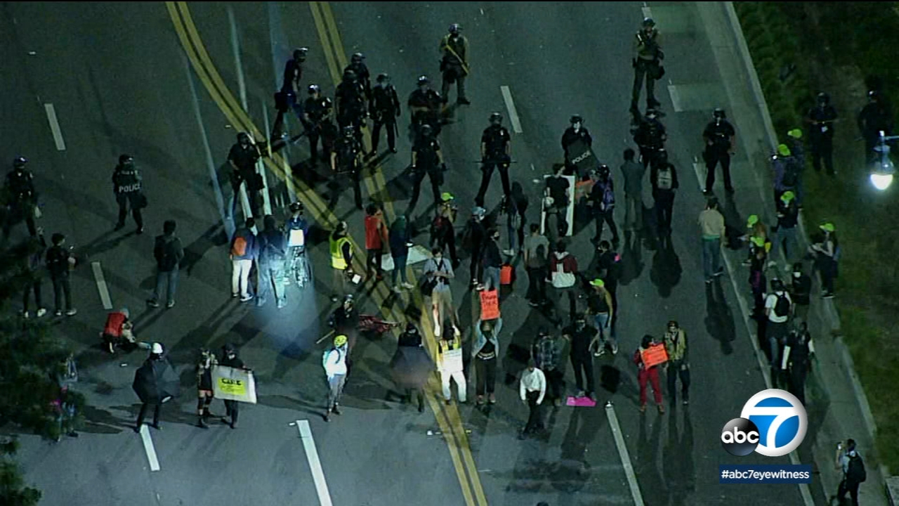 Arrests made at Beverly Hills protest against school inequity in LA County 