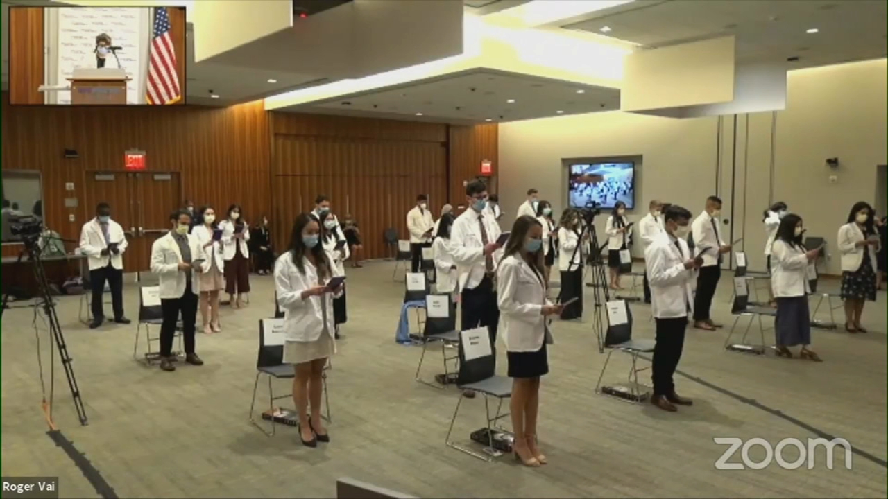 NYU LI School of Medicine welcomes students with White Coat Ceremony