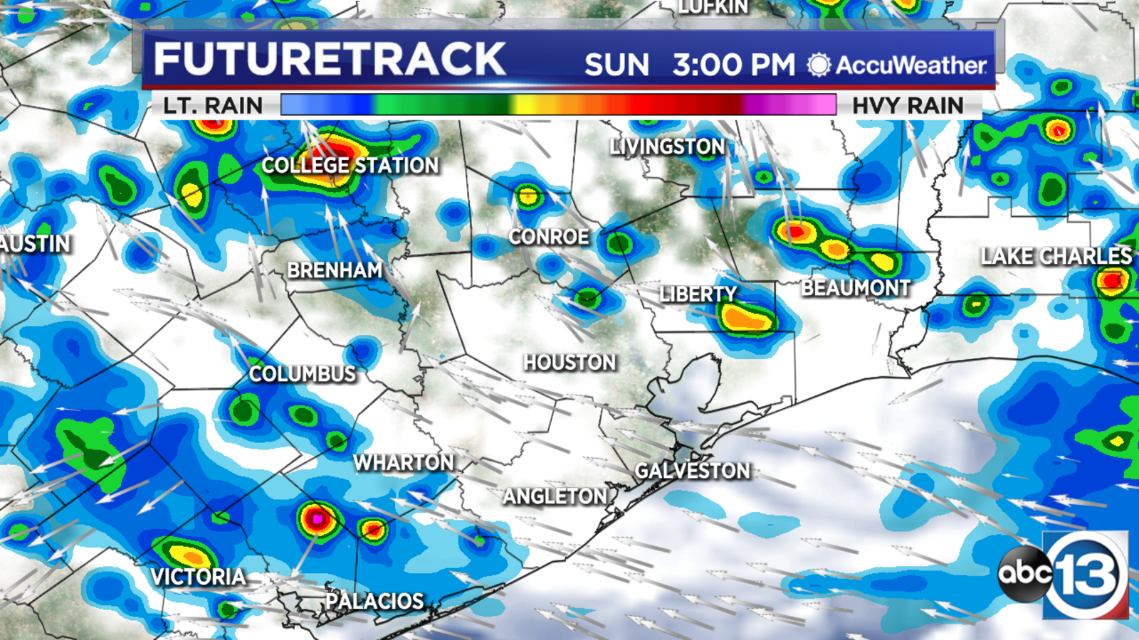HOUSTON WEATHER Thunderstorms ABC13 Houston