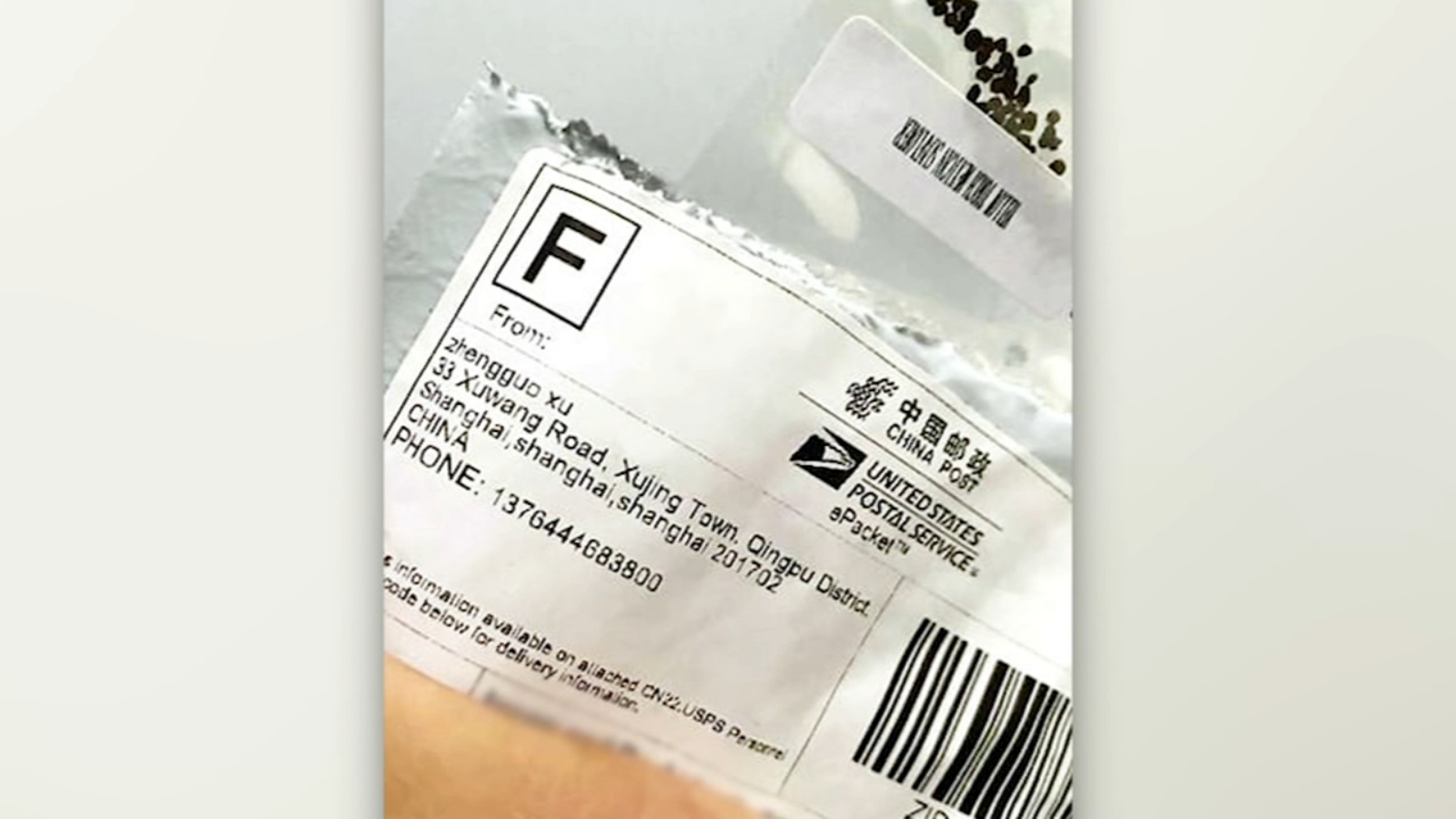 Mysterious Seeds From China States Warn Packages Of Seeds Apparently Mailed From China Should Not Be Planted Abc7 Chicago