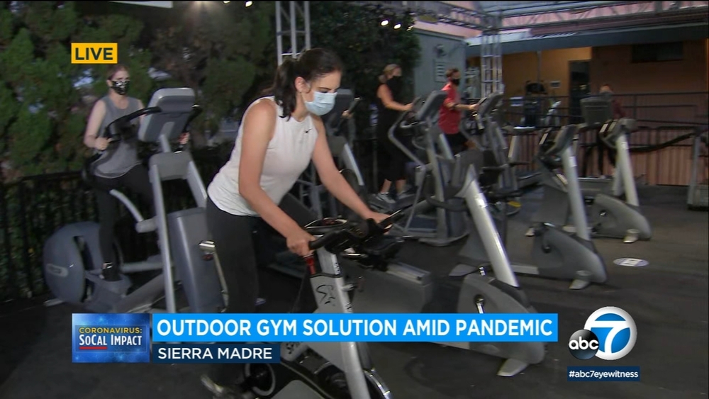 Sierra Madre gym gets creative to avoid closing amid COVID-19