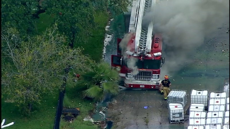 3 Alarm Fire Destroys Southwest Houston Warehouse And Houston Fire Department Ladder Truck On Westpark Drive Abc13 Houston