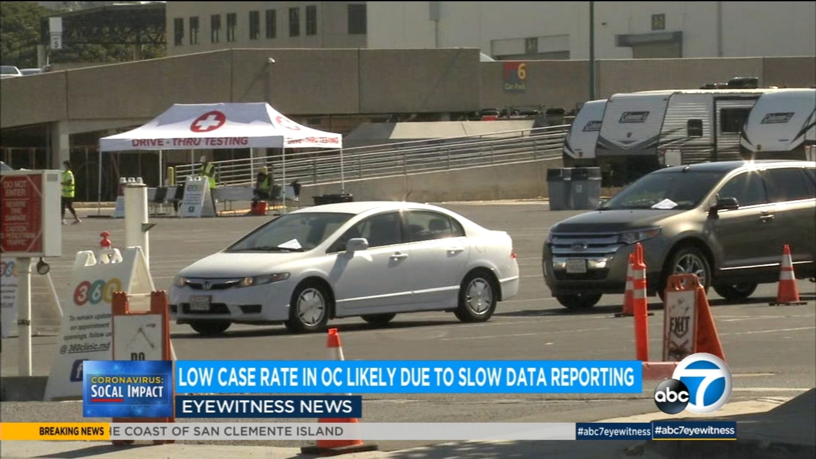 Coronavirus Backlog of COVID19 testing, lag in data likely causing