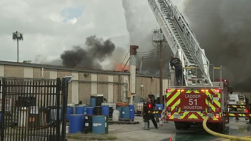 3 Alarm Fire Destroys Southwest Houston Warehouse And Houston Fire Department Ladder Truck On Westpark Drive Abc13 Houston