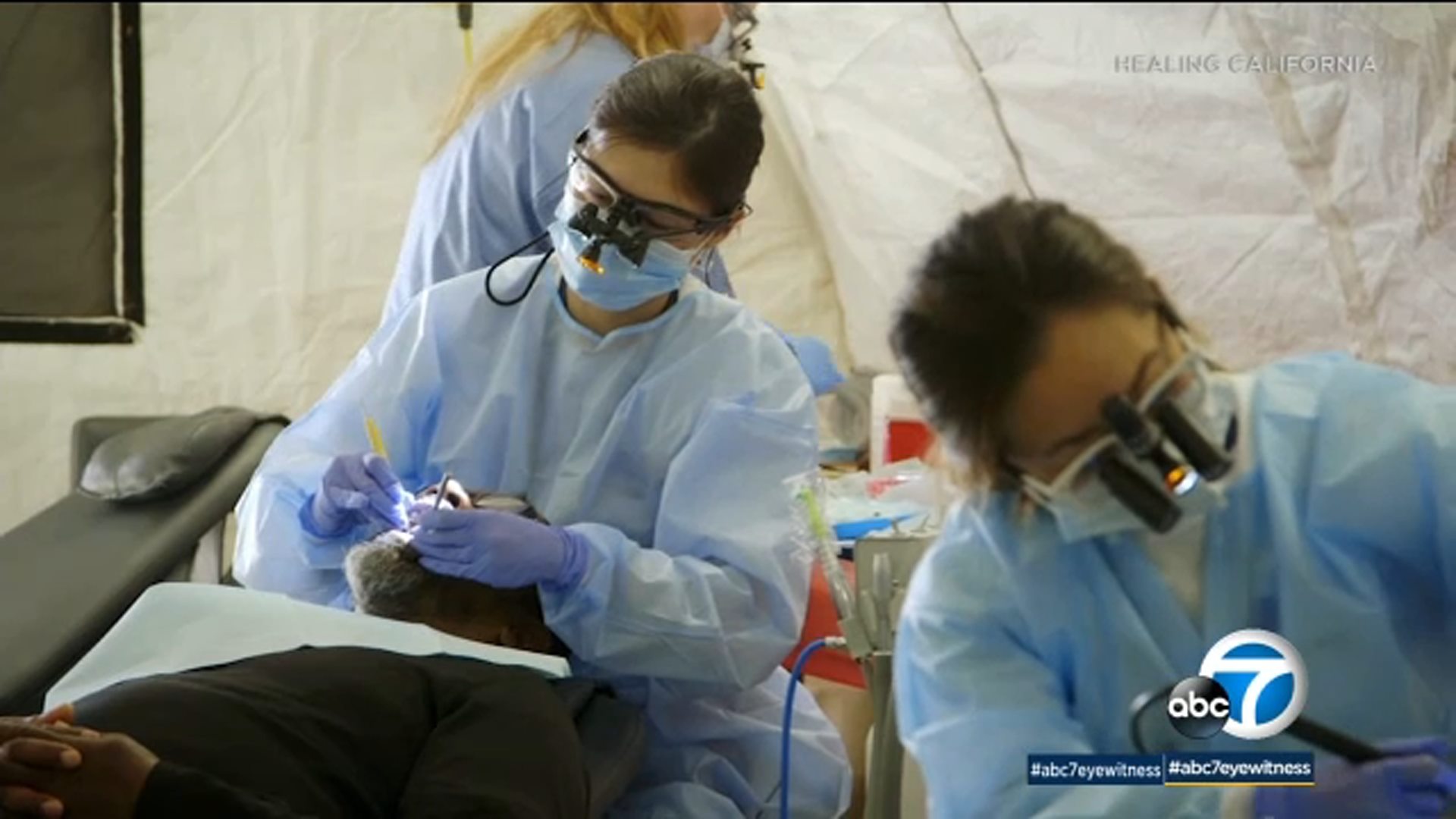 Homeless vets receive free dental, eye care from program
