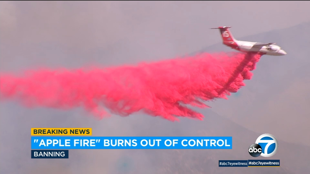 Apple Fire scorches more than 20,000 acres in Riverside County