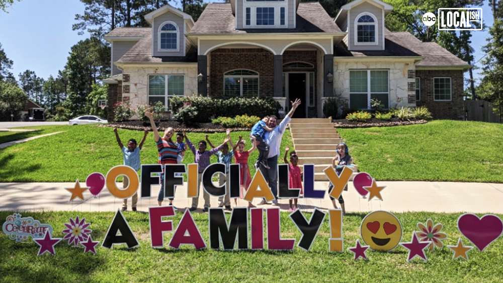 5 siblings in foster care adopted by Houston couple