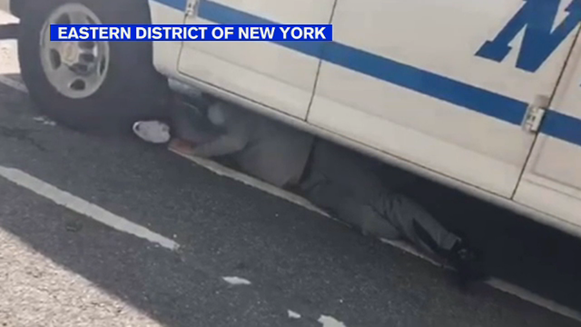 Man accused of cutting brake lines of NYPD van