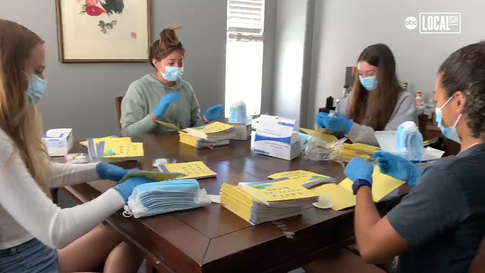 Teens find creative way to teach kids about COVID