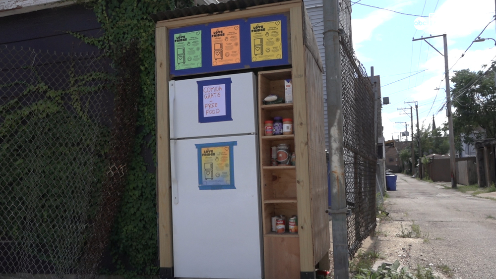 'Love Fridges' tackles hunger, adds color to community