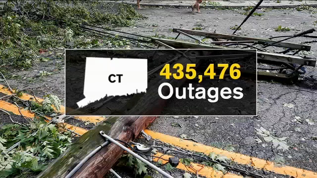 Isaias: Anger in CT as hundreds of thousands remain powerless