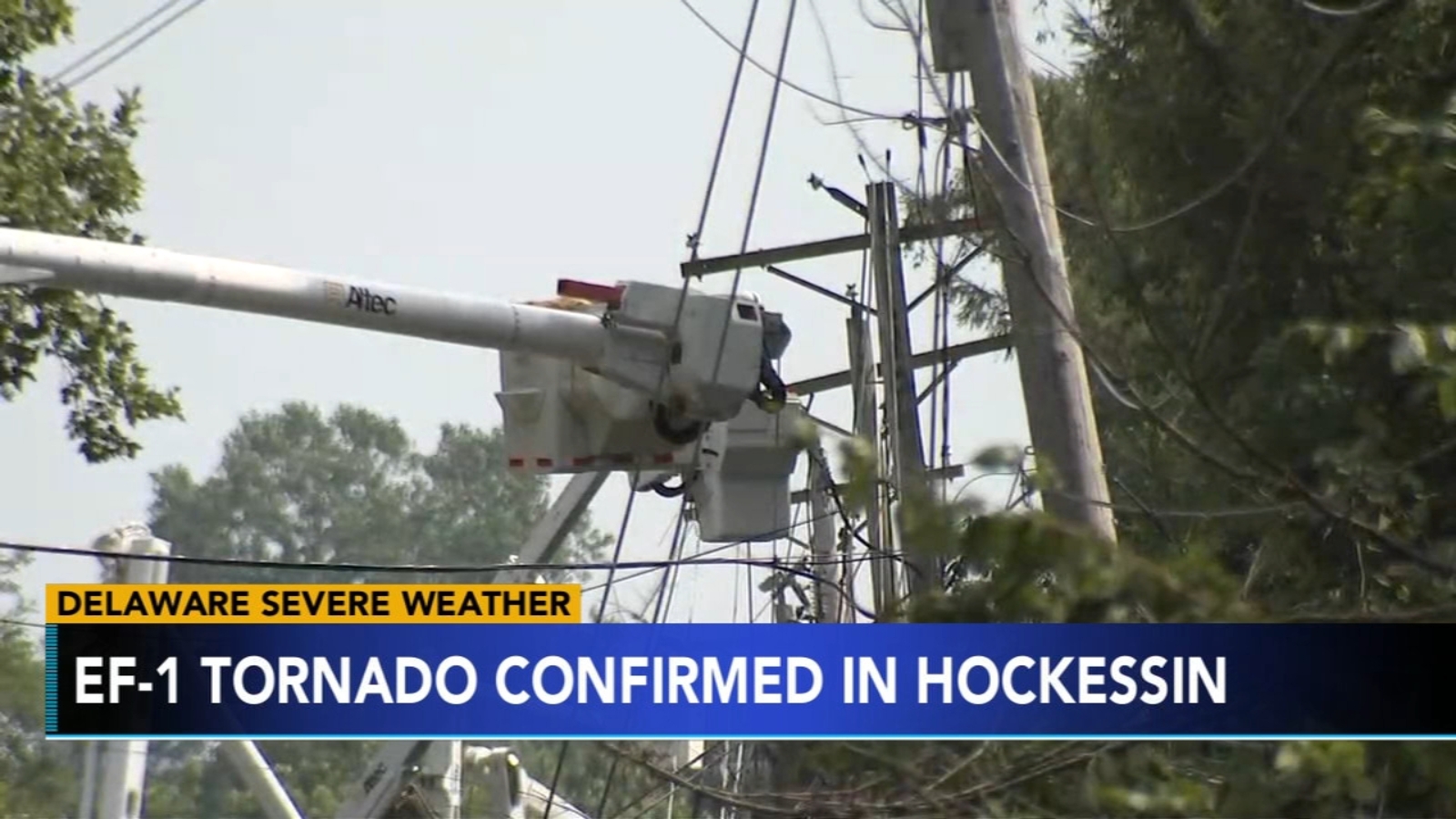 Delaware tornado: EF-1 touched down in New Castle County on Friday ...