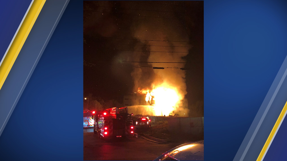 Unit collapses in 2-alarm fire at Durham townhome complex