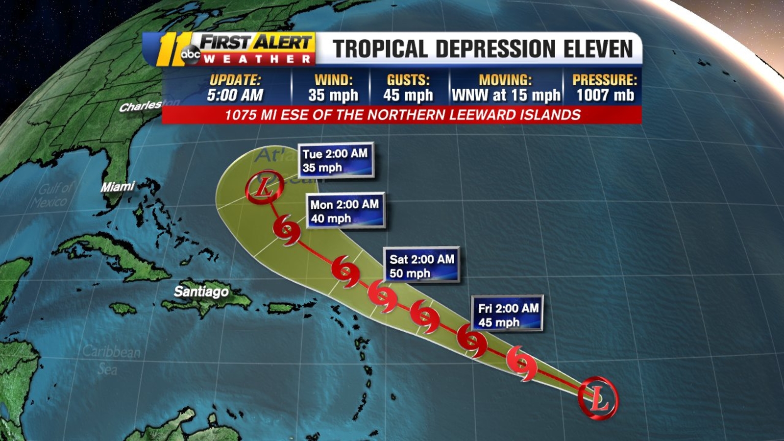 National Hurricane Center: Tropical Storm Josephine expected to form ...