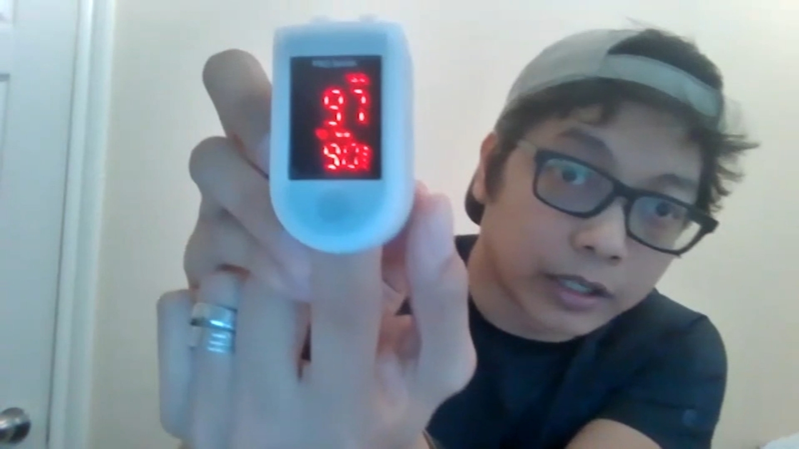 Coronavirus Texas Man says he's been having high heart rate after