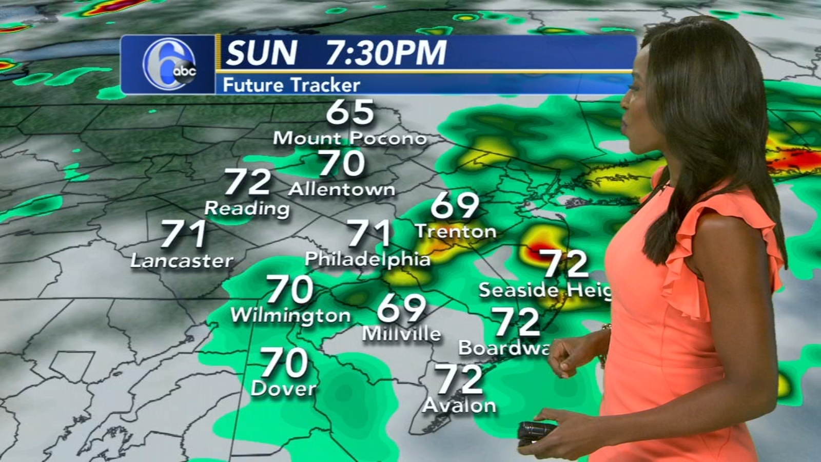 Meteorologist Melissa Magee with AccuWeather on Action News at 6 6abc