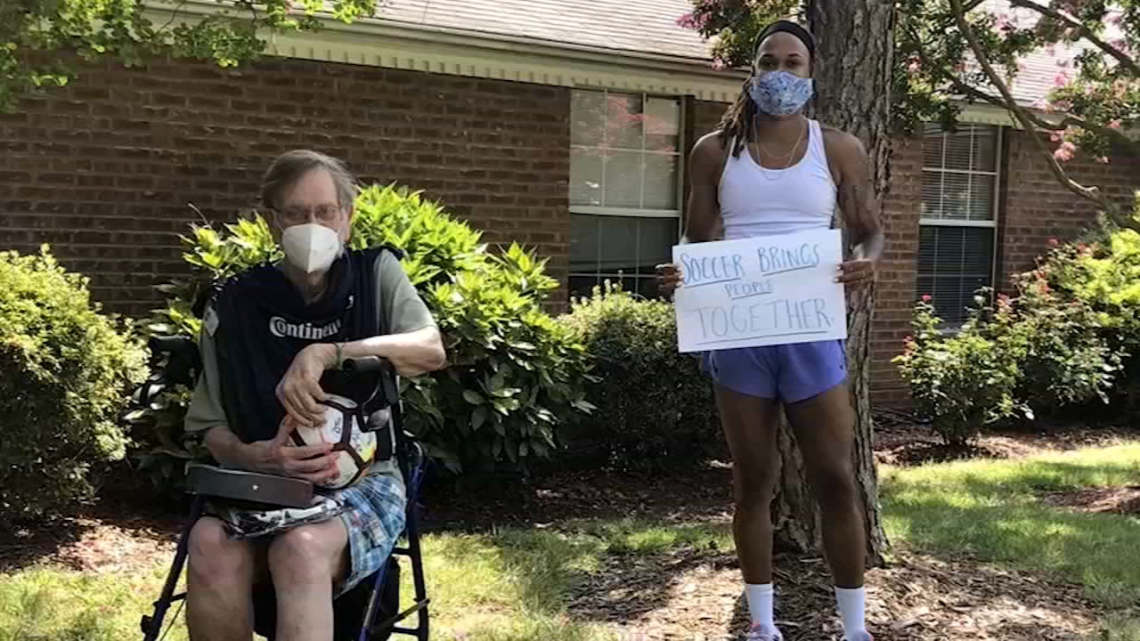 NC Courage forward visits superfan after pen pal request goes viral