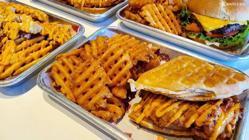 The Waffle Bus: Houston's famous chicken and waffles on the go!