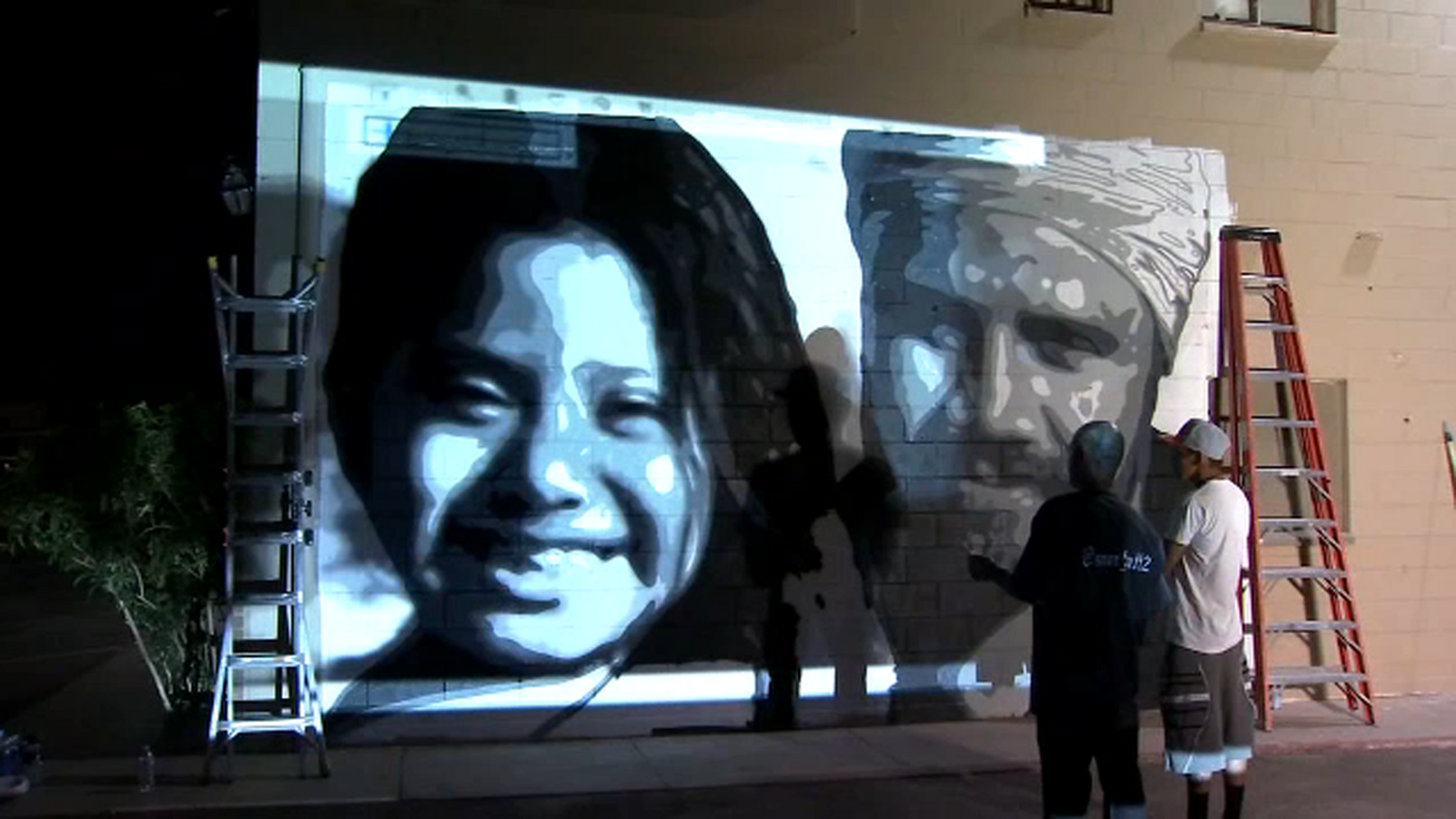 Selma mural honors man and girl who drowned at Reedley Beach - ABC30 Fresno