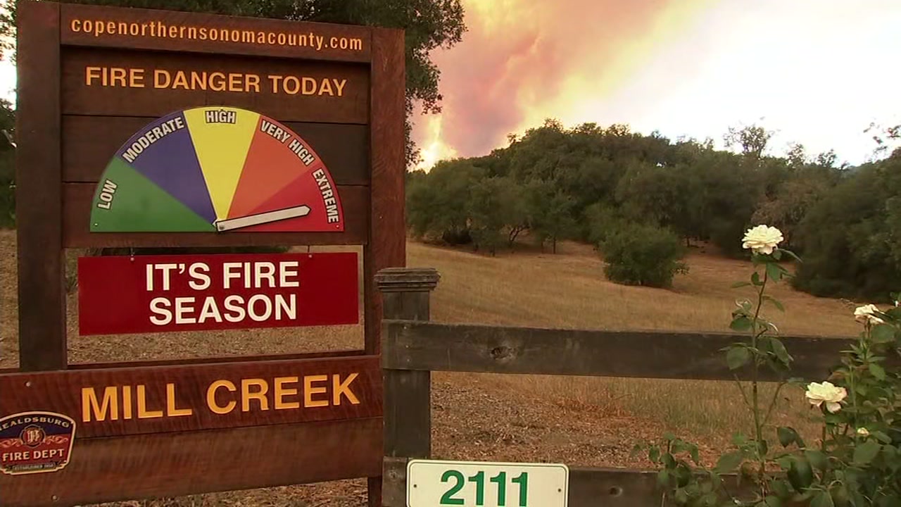Walbridge Fire prompts evacuation warning for all of Healdsburg