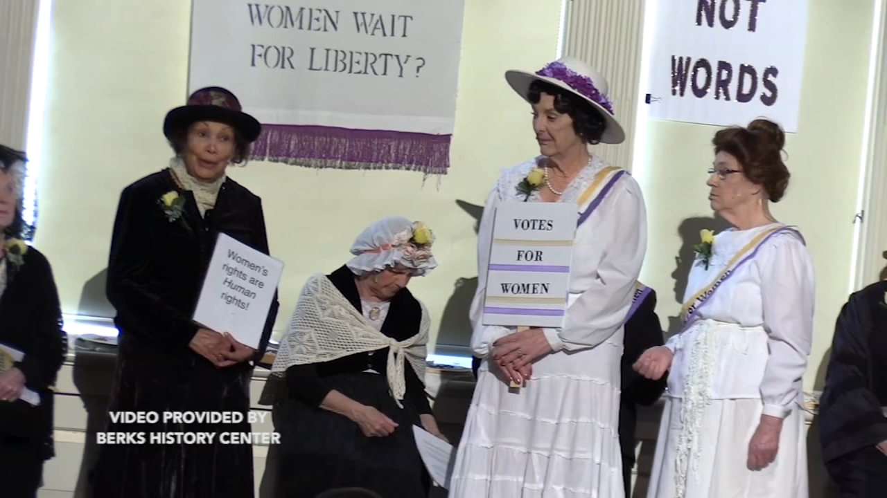 Berks County woman bringing history of suffrage movement to life