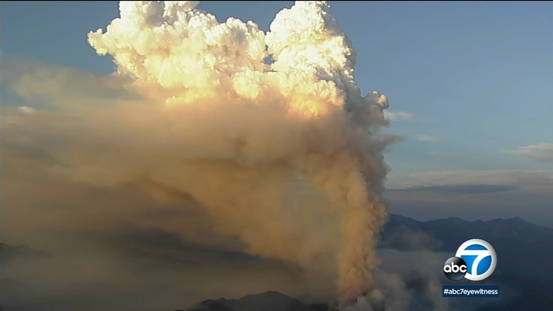 Fire Burning In Azusa Prompts Smoke Warning For Eastern La County Abc7 Los Angeles