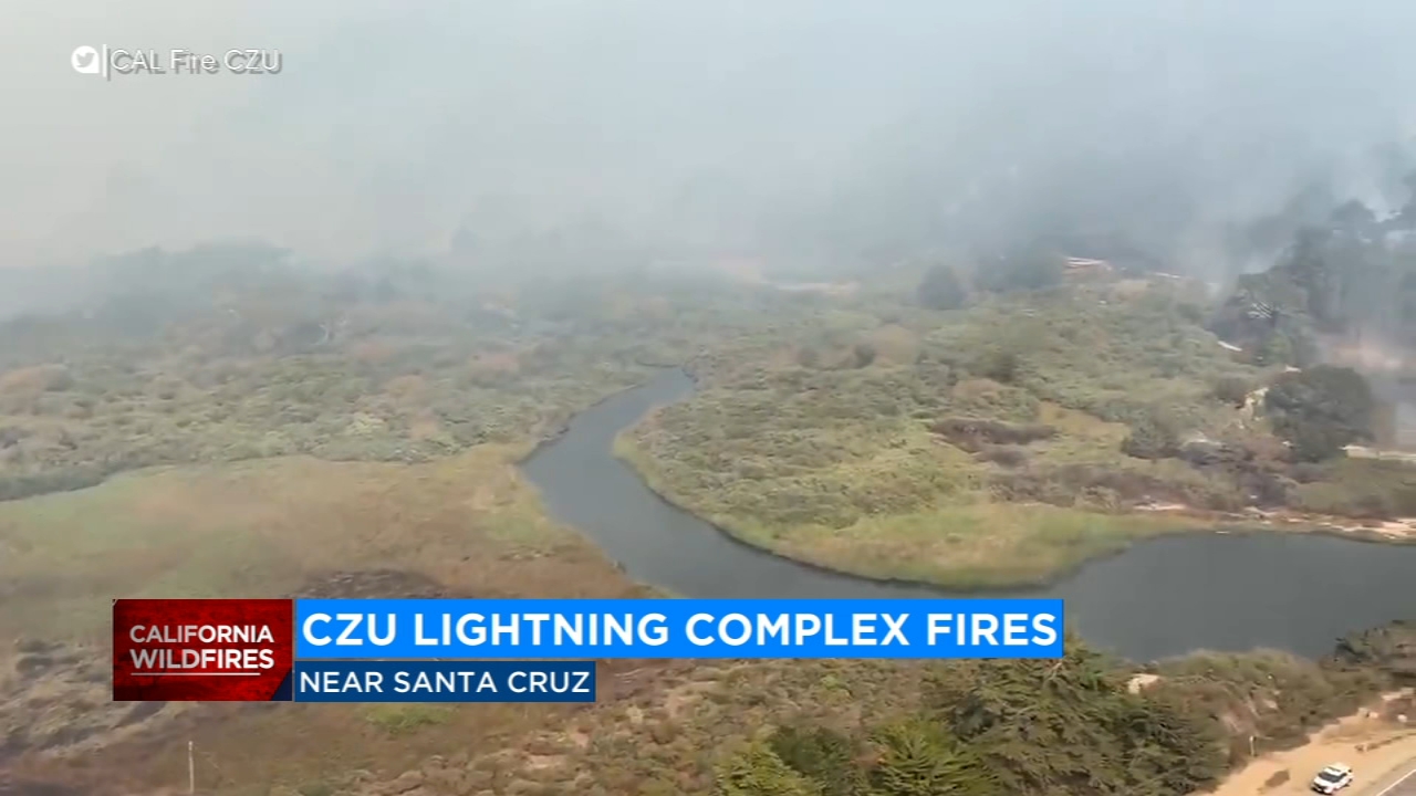 Massive wildfire forces evacuations at UC Santa Cruz