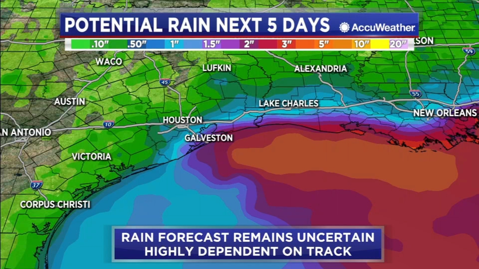 Houston Weather: Tropical depression 14 expected to reach hurricane