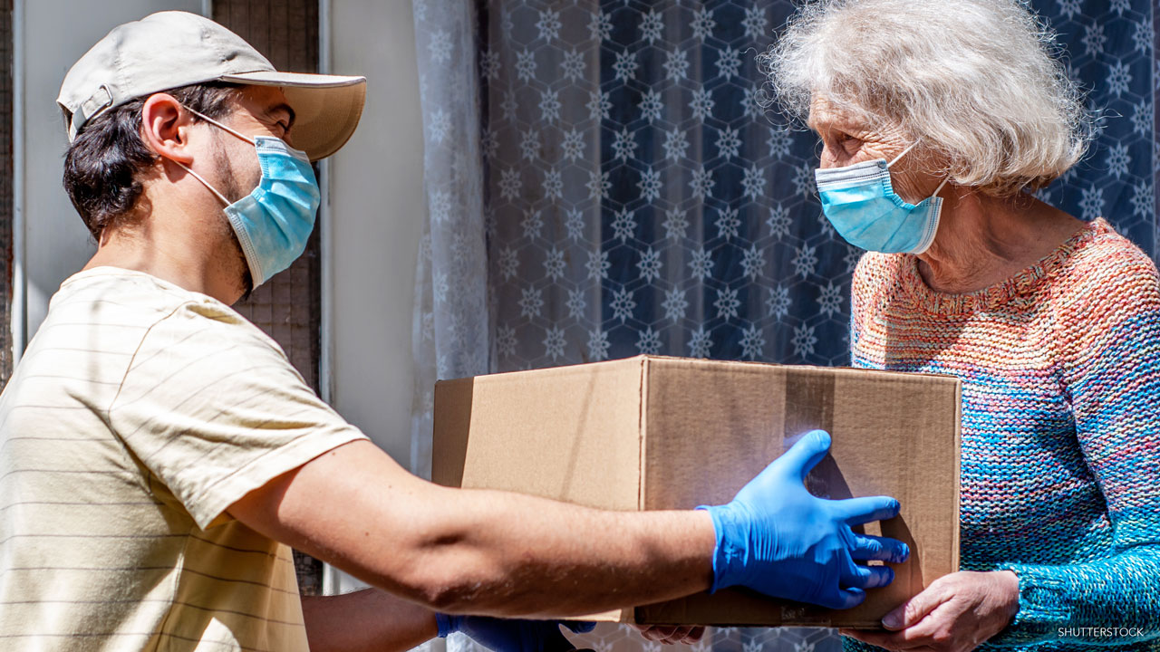 What resources for the storm are available to elderly Houstonians?