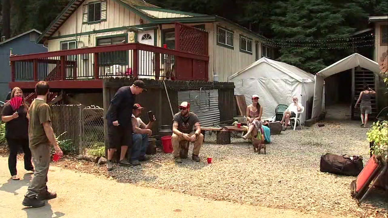 LNU Lightning Complex: Residents wait to evacuate as Walbridge Fire approaches Russian River region