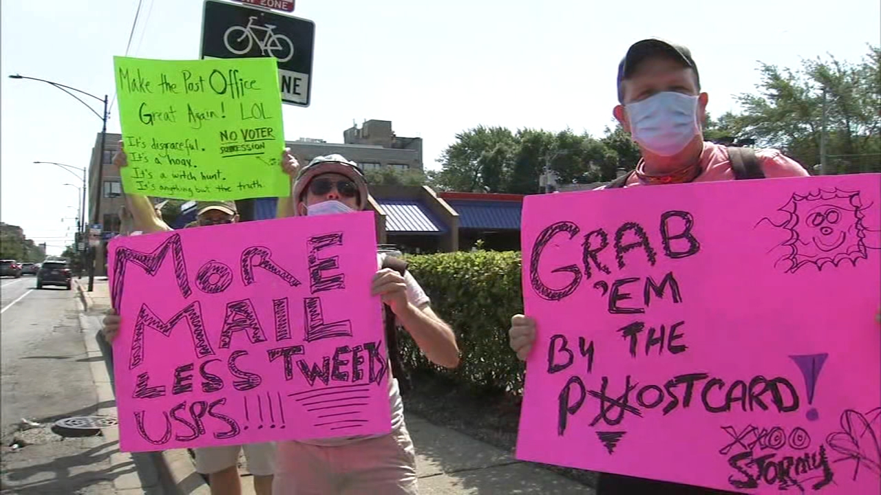 Chicago protests call for stop to USPS changes