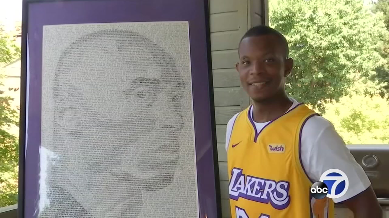 Bay Area native pays tribute to Kobe Bryant with photo worth 4,000 words