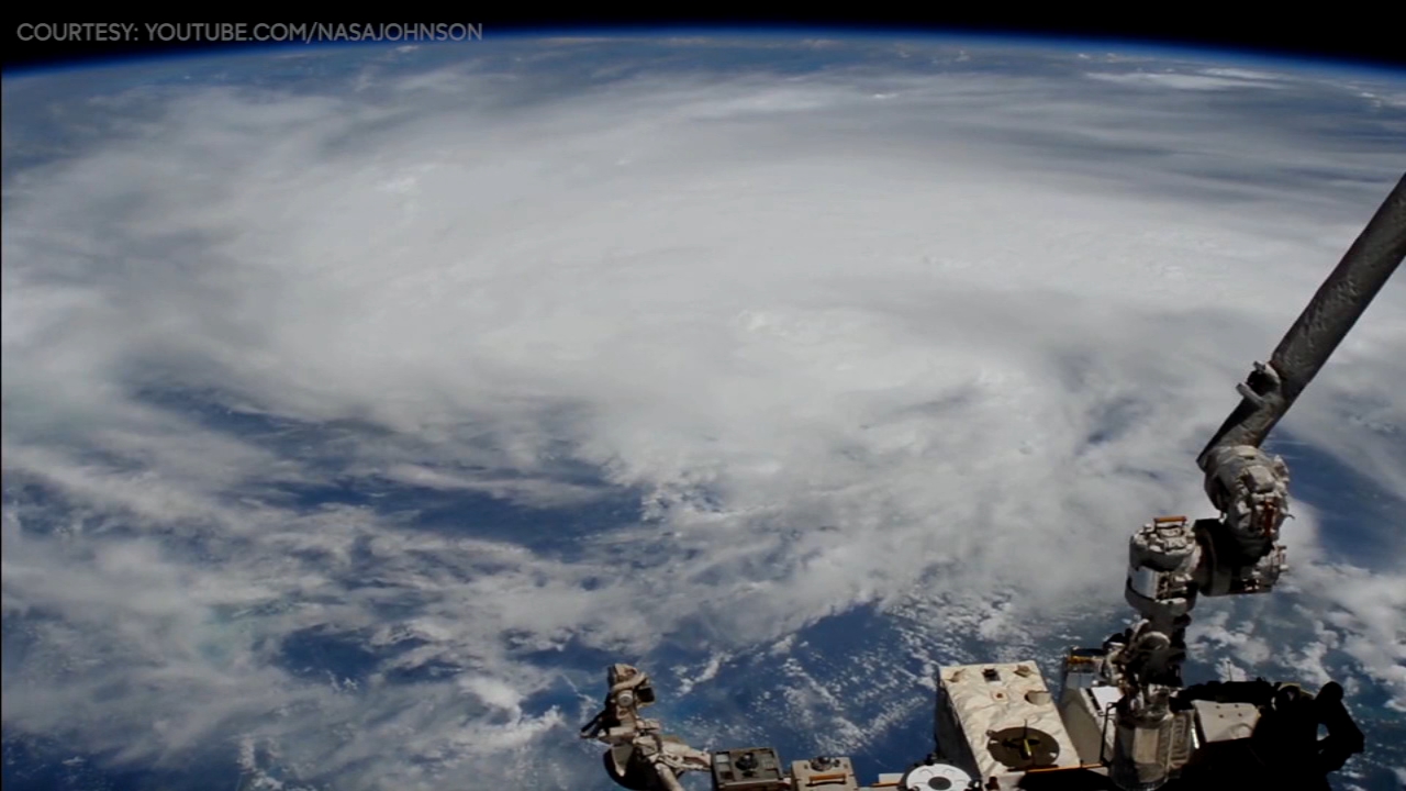 Here's what Laura looks like from space